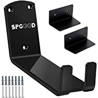 SPGOOD Soporte de pared para bicicleta 3 en 1 soporte de pared- 2 ángulos de apoyo y 2 almohadillas de protección…